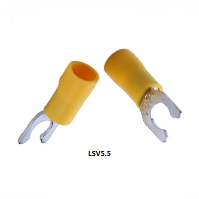カスタマイズされた絶縁されたロック踏鋤ターミナルLSV LSVL LSVS銅のフォーク ロックのタイプ