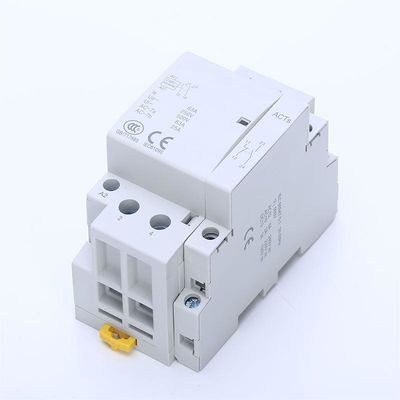 2NO喧騒の柵AC世帯のモジュラー接触器2P 63A 220V 230V 50/60Hz NC無し