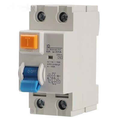 IDシリーズ磁気RCCB漏出保護装置2ポーランド人30ma 10A 16A 20A 25A 32A 40A 63A