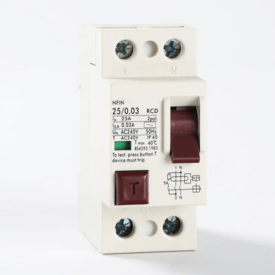 ACタイプ残余の現在の装置63a 0.03a Rcd Nfin 30ma 100ma 300ma 2p 4p