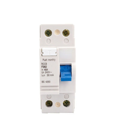 電磁石のタイプ残りの現在の遮断器4ポーランド人63A 30ma RCCB