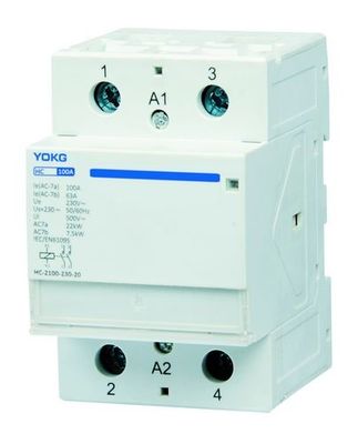 100A ネジ取付家庭用 AC コンタクタ 220V 110V 24V 電源