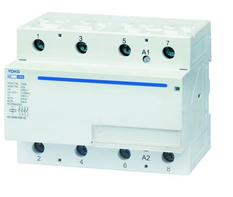 100A ネジ取付家庭用 AC コンタクタ 220V 110V 24V 電源