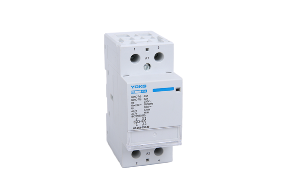 NO NC AC 4P 25A 家庭用 380V Din Rail モジュールコンタクター 220V/230V 50/60Hz